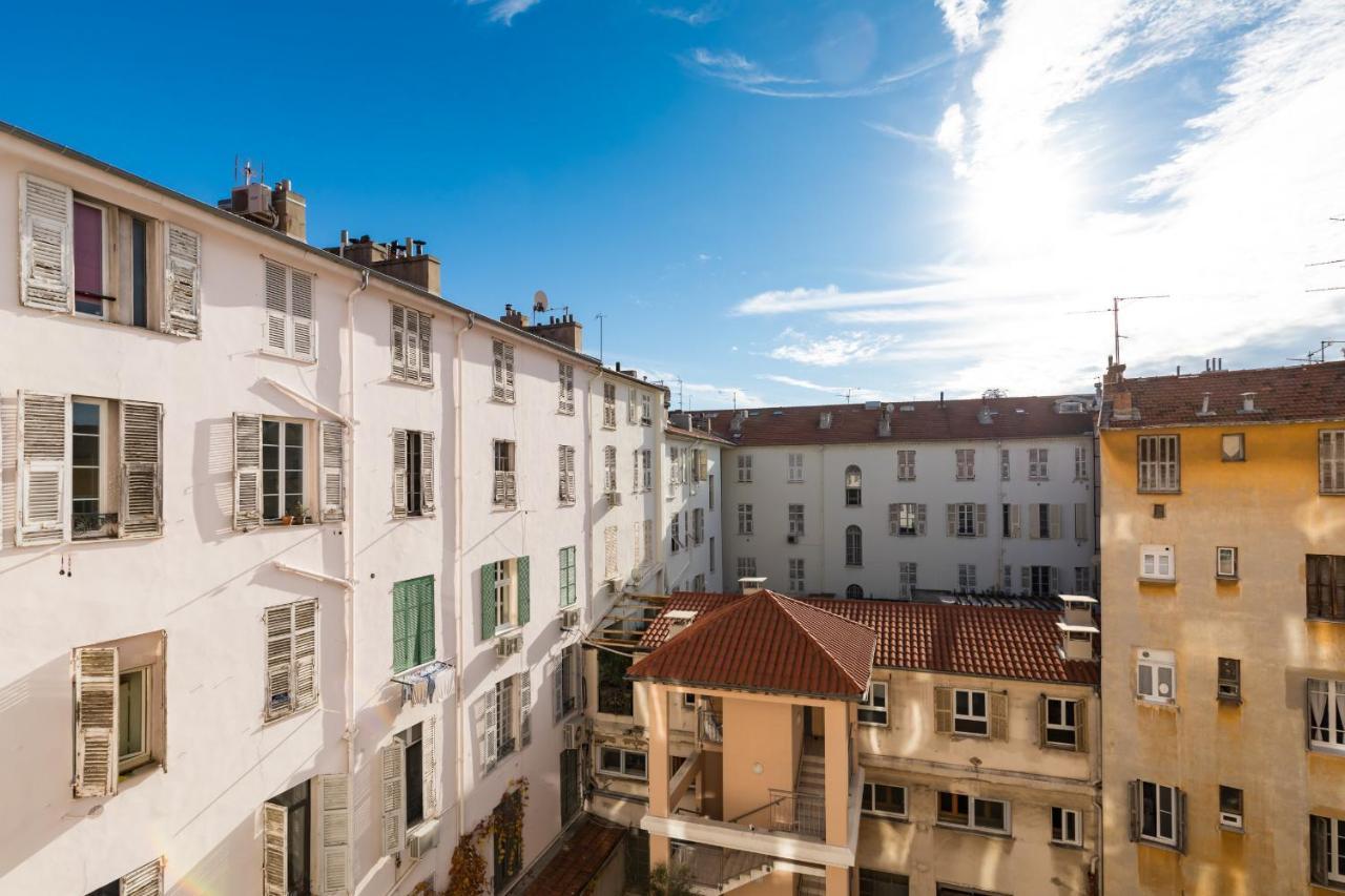 7 Medecin - Place Massena - Central 2P - Lumineux - Climatise Niza Exterior foto